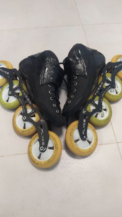 Rolki wyścigowe speedowe powerslide double X rozmiar 43 4x110