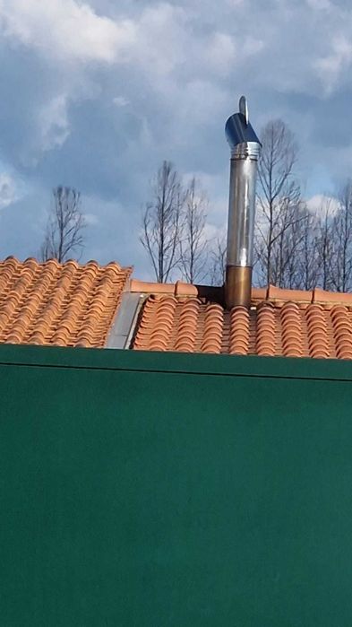 Caldeira aquecimento paletes e lenha