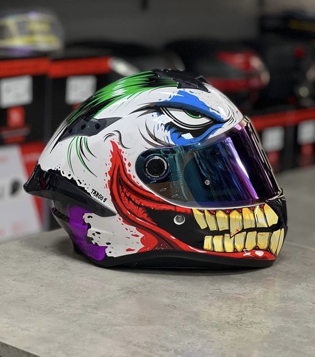 Знижка! Мото шолом MT targo s Joker джокер шлем MT helmets тарго с