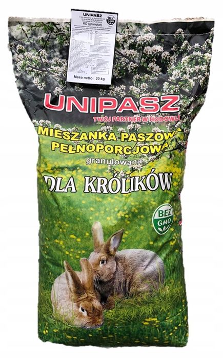 Unipasz KRÓLIK DOMOWY TUCZ pasza dla królików KDT
