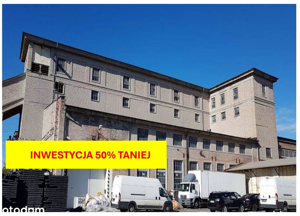 Hala z budynkiem biurowym