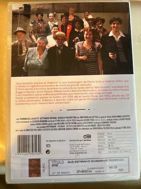 Que Estranho Chamar-se Federico, Scola sobre Fellini