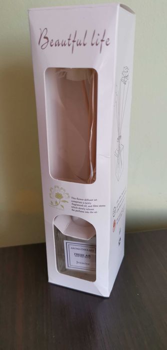 Dyfuzor zapachowy z patyczkami - 50ml JAŚMIN