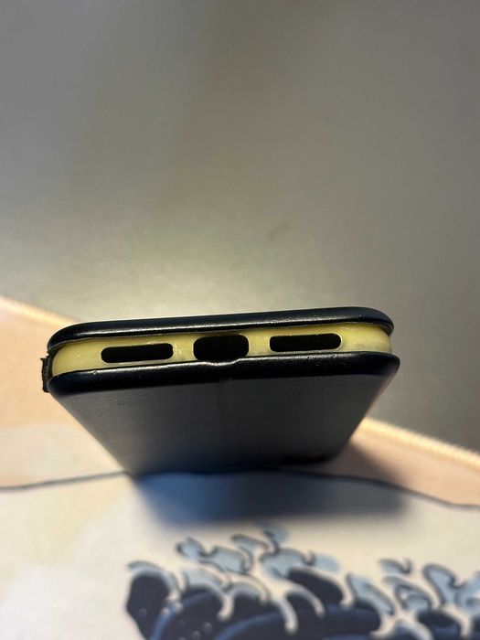 Skórzane etui/case Qult z klapką do iPhone X