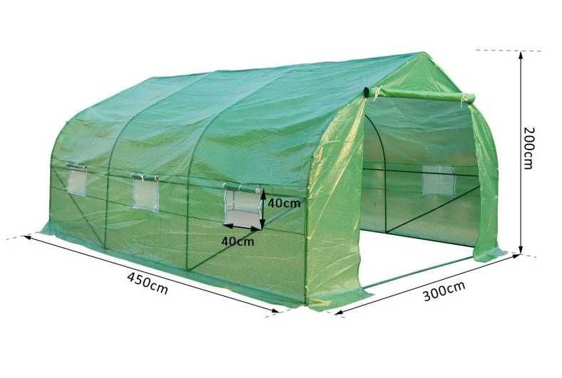 Estufa para Horta ou Jardim 450x300x200 cm