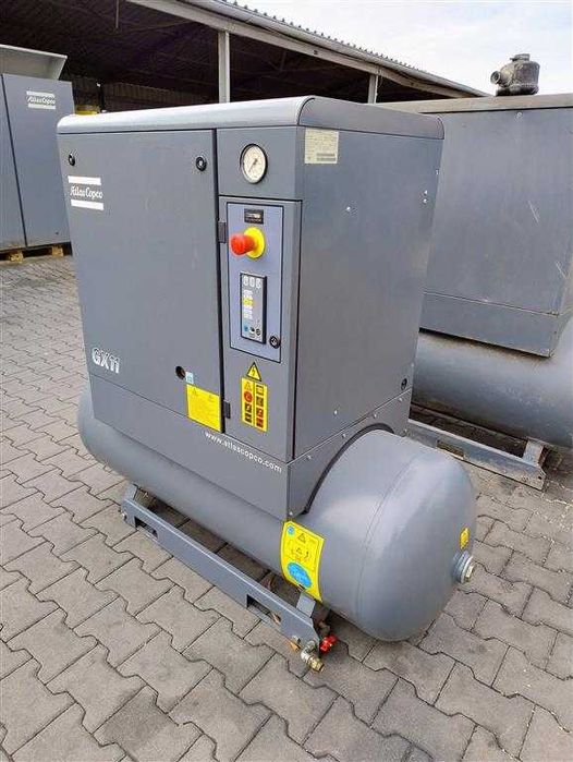 SPRAWNA!!! Sprężarka ATLAS COPCO GX11P 270L, 11kW, 1,43m3/min, S015319