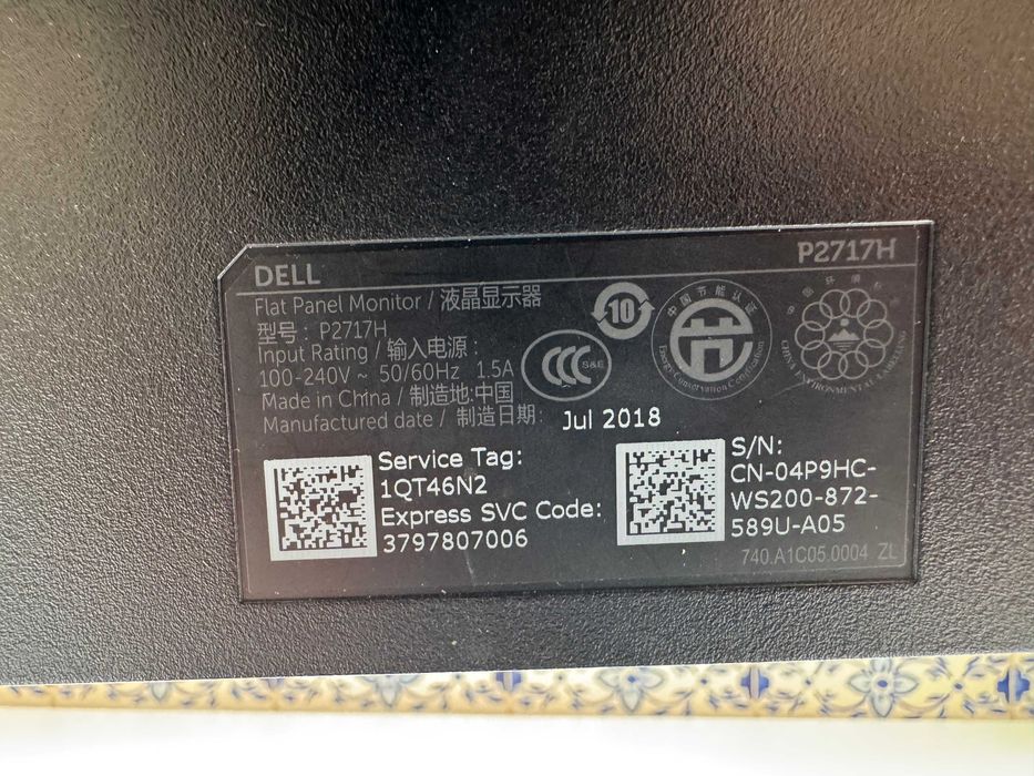 Monitor DELL 27 polegadas