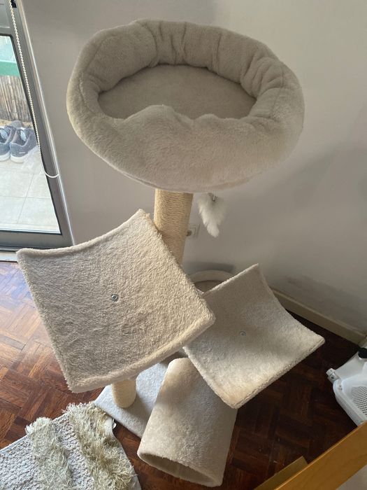 Arranhador gato novo 3 andares
