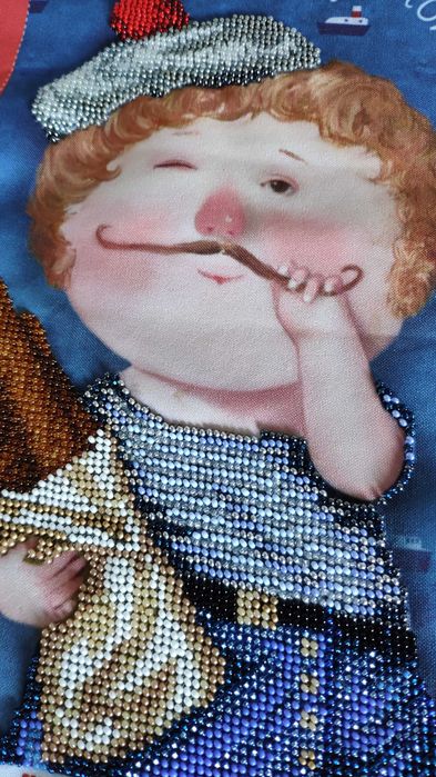 Картина бісером без рамки