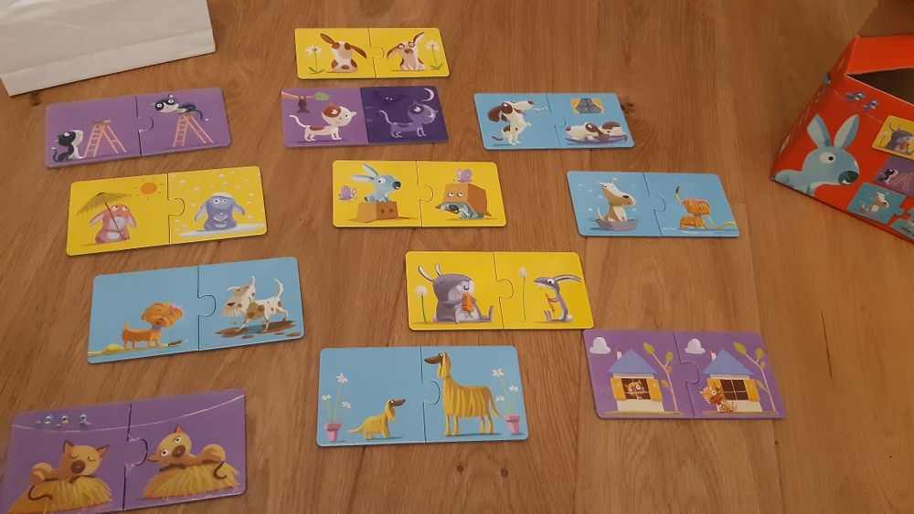 Puzzle duo Djeco (przeciwieństwa)