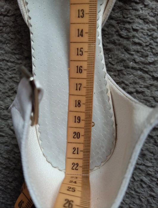 Skórzane buty komunijne, KMK, 33, pantofelki, obcasik, Komunia