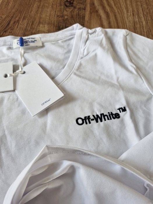 Nowa koszulka damska biała 2xl xl Off white  bawełna slim Fit metki pr