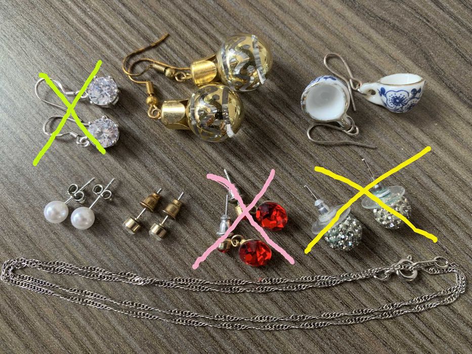 Украшение серебро кулон серьги медицинское золото финифть клевер