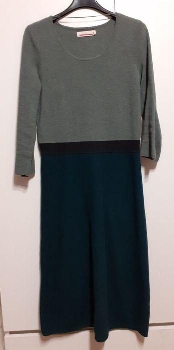 Sukienka zielona z wełną seasalt cornval 36