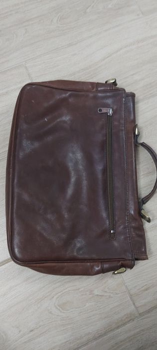 Torebka skórzana retro listonoszka