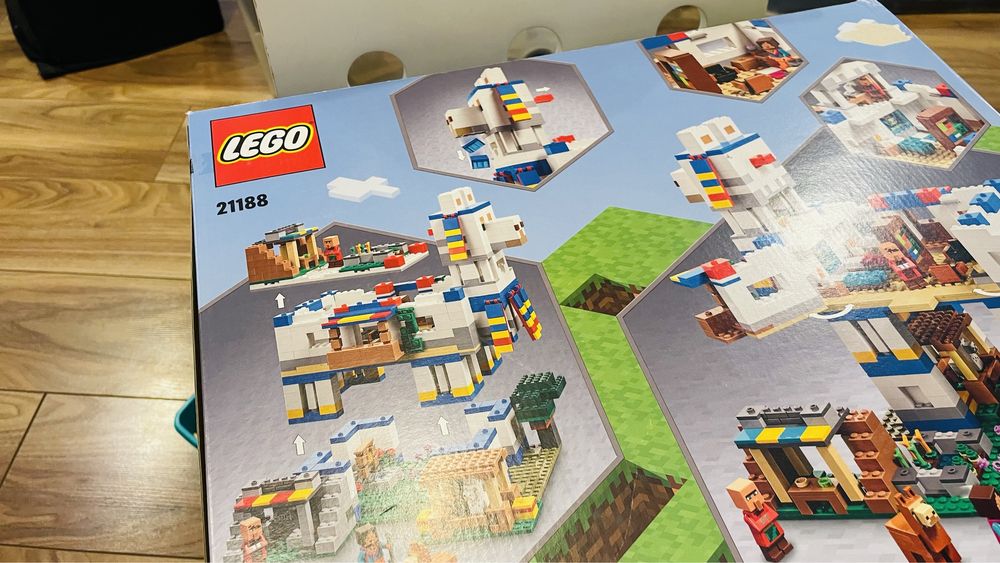Kompletne Lego 21188 Wioska Lamy pudelko instrukcja UNIKAT minecraft