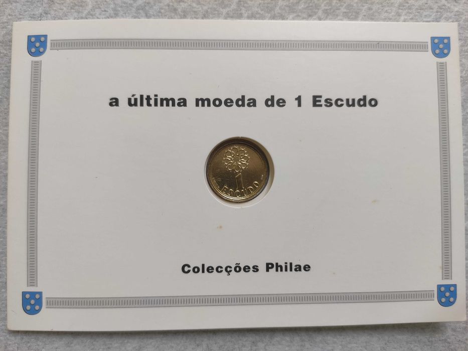 Última moeda do escudo 1$ - 1995