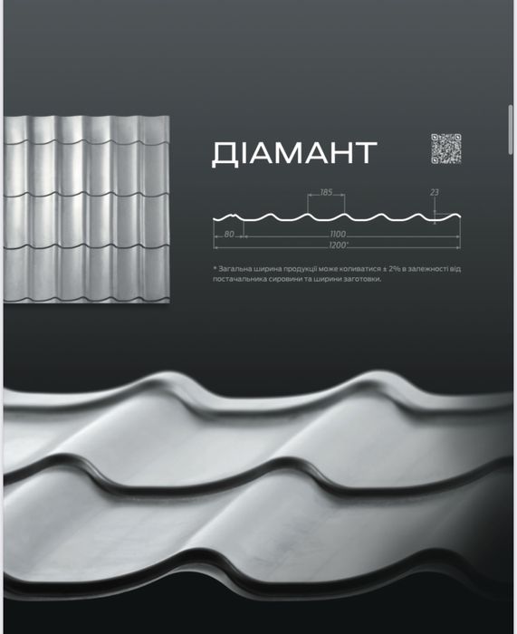 Металочерепиця Класік та інші види. безкоштовна доставка!