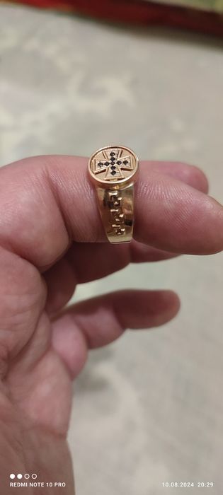 Печатка мужская 21 размер 585 проба 6,10гр18.000гр