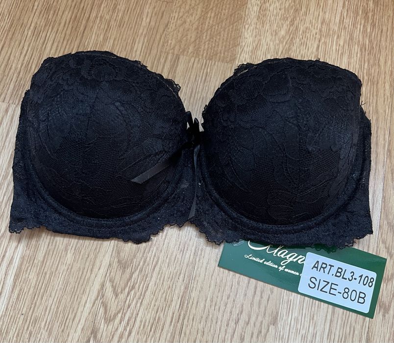 Бюстгалтер (кружево) бежевый и черный