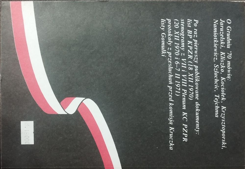 Grudzień 1970. Kto kazał strzelać. Barbara Seidler.