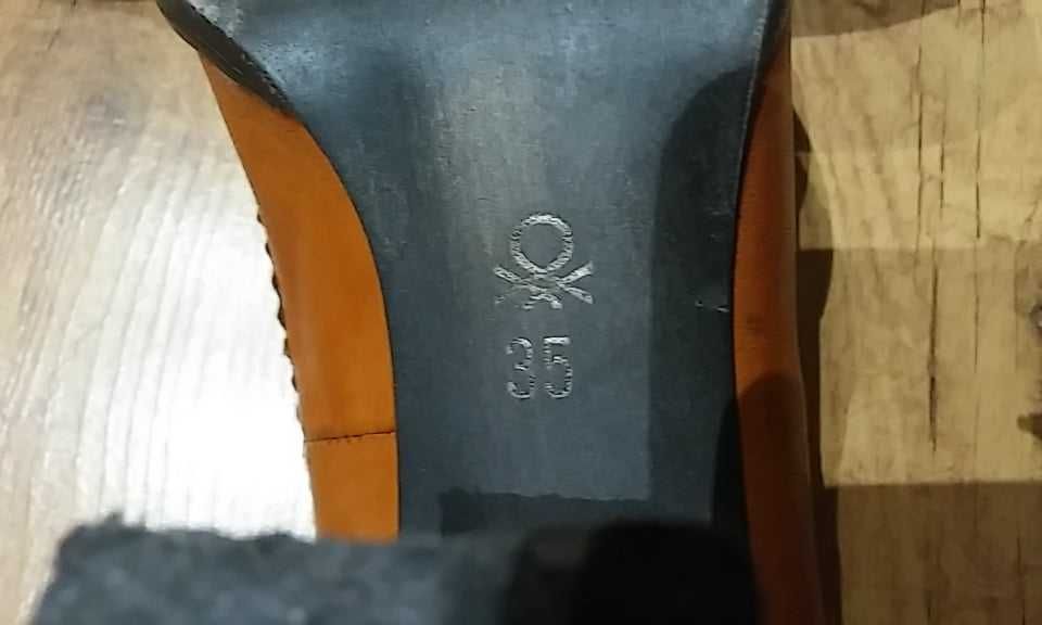 Sapatos em pele - Benetton - nº35