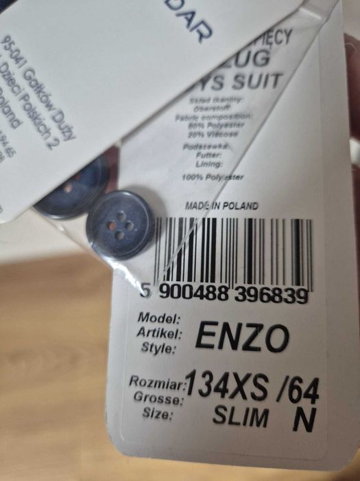 Garnitur / marynarka dziecięca – jak nowa, nieużywana