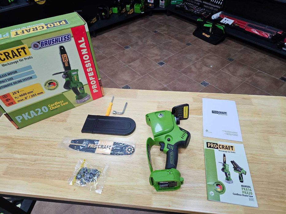 Мини Пила Procraft PKA20 Подача Масла Бесщеточный двиг.