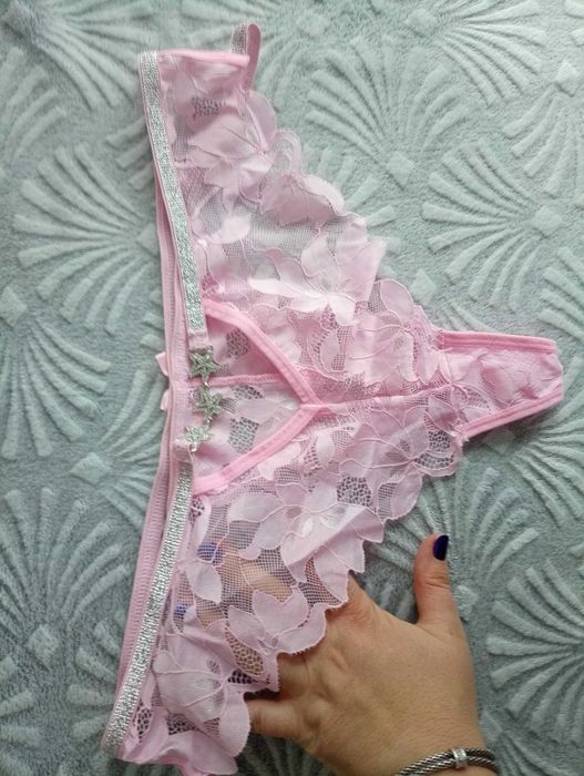 Seksi różowe stringi,XL