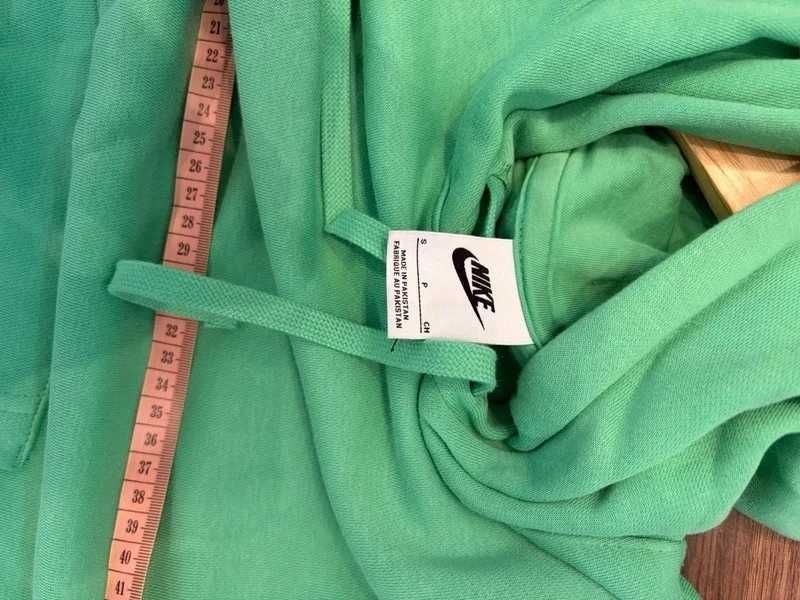 Miętowa bluza męska z kapturem Nike