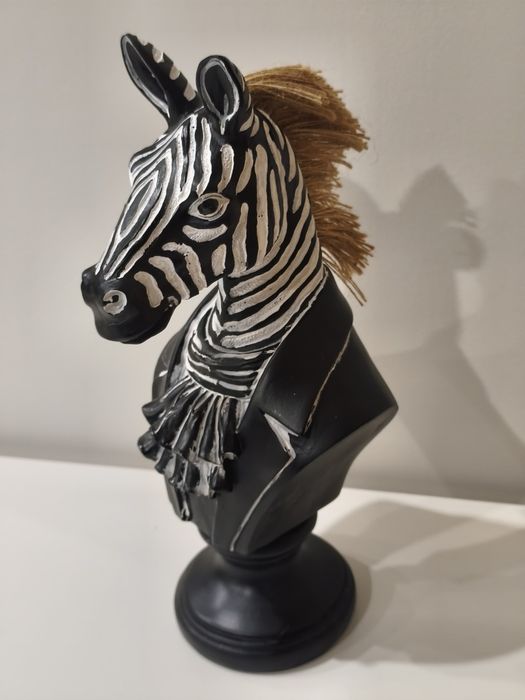 Decoração Premium / Luxo - Escultura Zebra, Excelente Qualidade