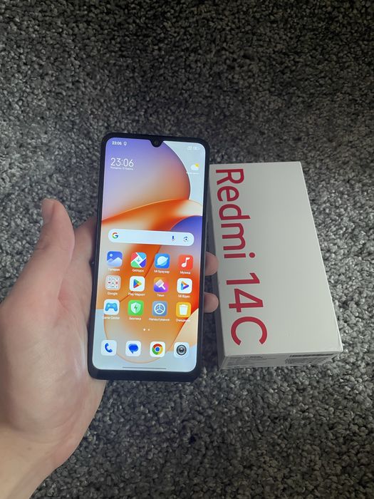 Телефон Xiaomi Redmi 14C 4/128GB ПОВНІСТЮ НОВИЙ|ЧОРНИЙ КОЛІР