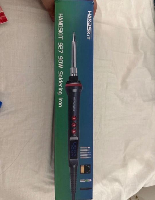 Ferro de soldar digital 90W novo