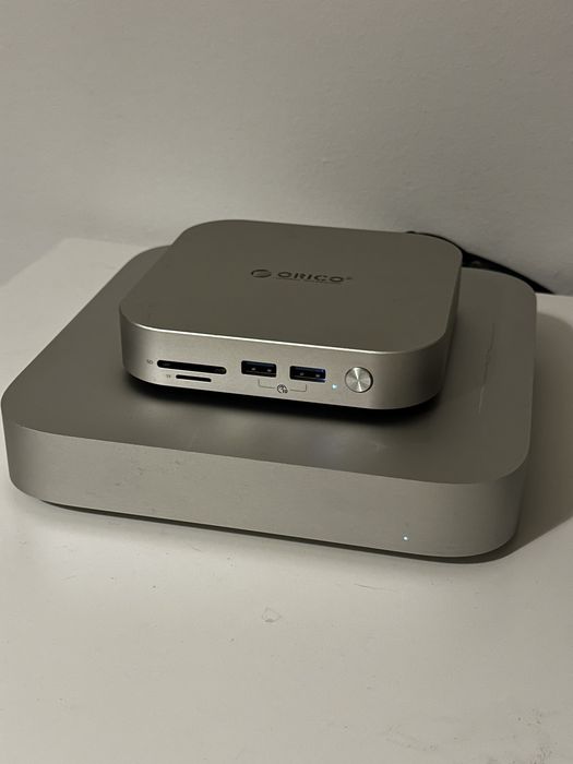 Mac Mini M2 + Dock Orico + NVMe 480GB