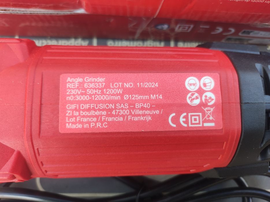 Rebarbadora 1200 whatts com regulador de velocidade
