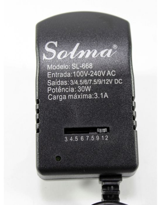 Универсальный блок питания 3V 4,5V 6V 9V 12V SL-668 3А 7 штекеров 30W.