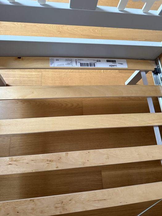 Ikea łóżko Kritter szare stan bardzo dobry