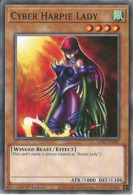 Karta YUGIOH Cyber Harpie Lady
