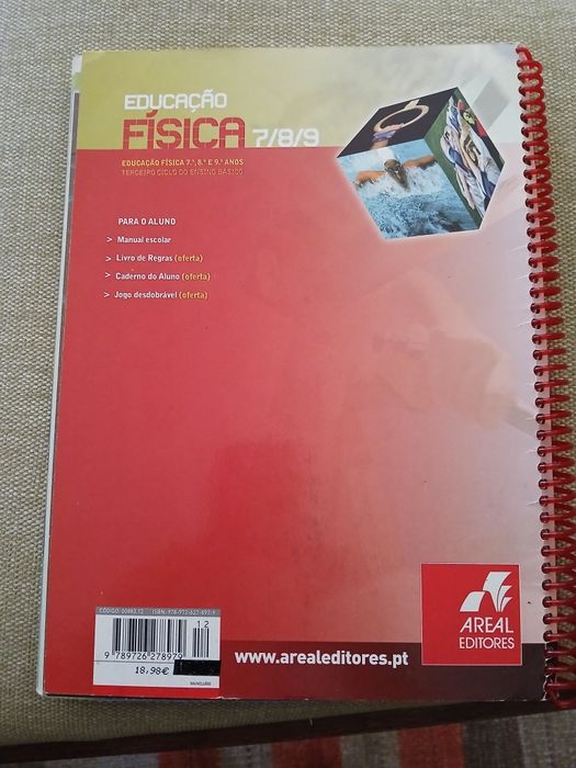 Manual Educação Física com Caderno do Aluno e Regras - 7°|8°|9°Anos