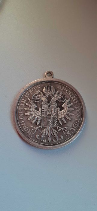 Medal antyk srebra-srebro 900 z 1780 r.