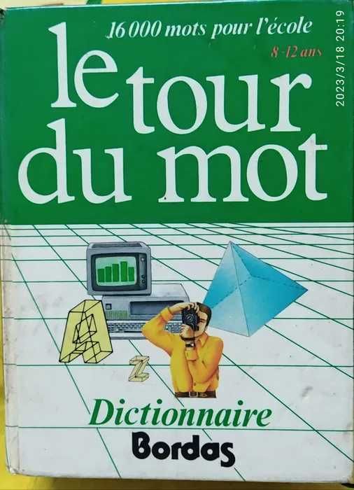 Atlas e dicionário em francês