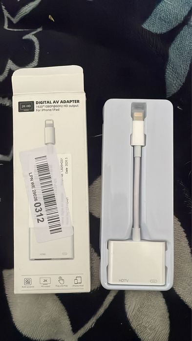 Adaptador iphone/ipad