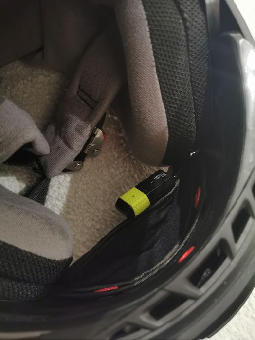 Capacete Integral Acerbis Preto Mate com Intercomunicador - Como Novo