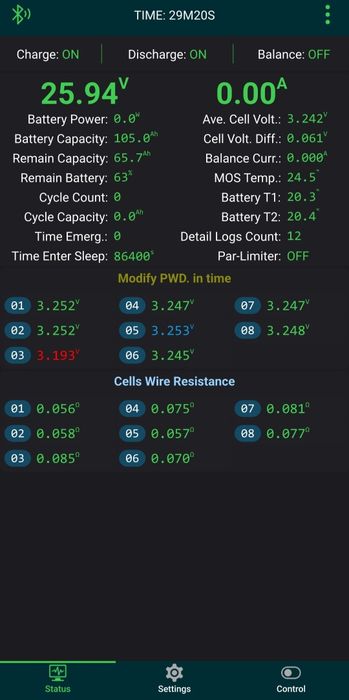 Акумулятор Lifepo4 Evo 105Ah 24V 2520W