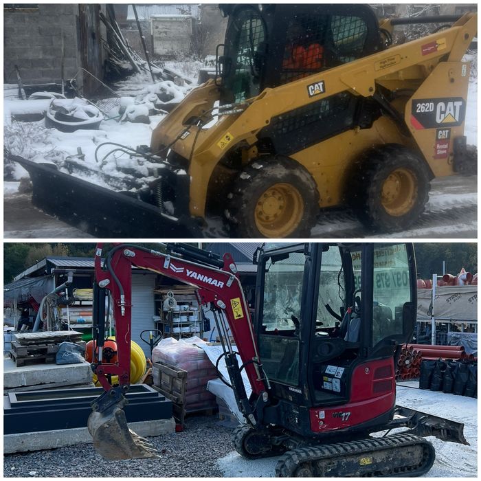 Бобкат мініескаватор  ПДВ гідромолот ямобур