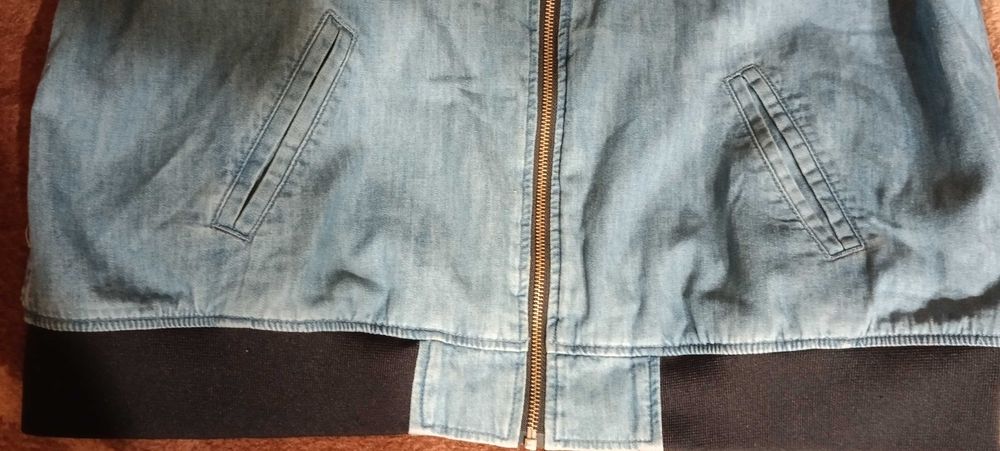 джинсовая куртка бомбер LEVIS ( L) КИТАЙ