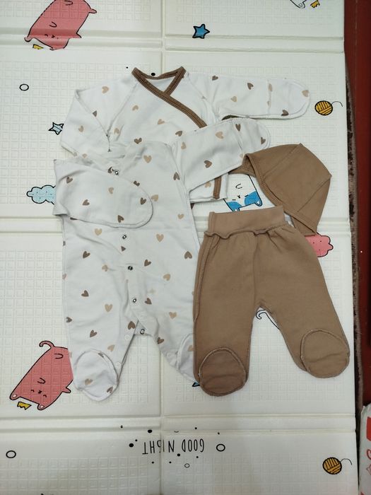 Комплект для немовлят, чоловічок теплий, р. 62