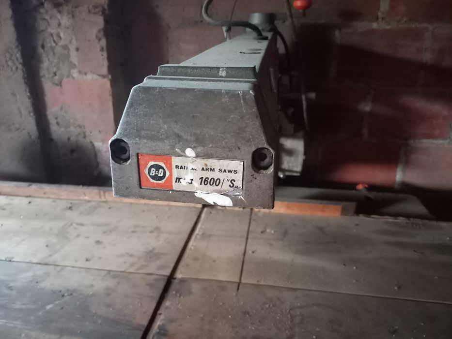 Serra de Braço Radial Vintage DeWalt / Black & Decker - Trifásica