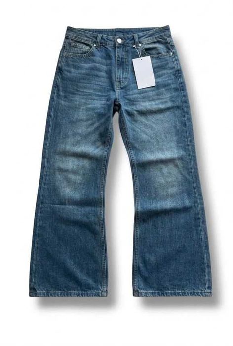 Loose Bootcut Blue Jeans Flared Джинси Фларед Кльош Клеш Широкі Сині Baggy Y2k Sk8 levi 527