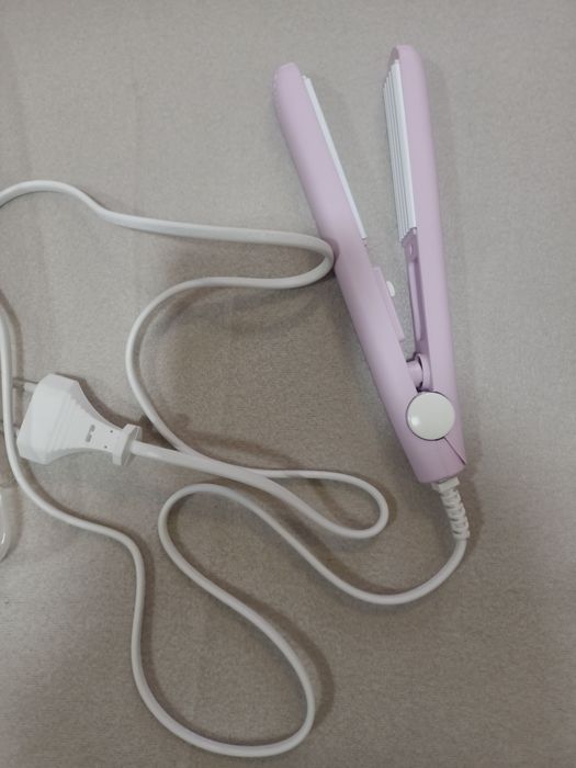 Мініщипці для волосся гофре утюжок